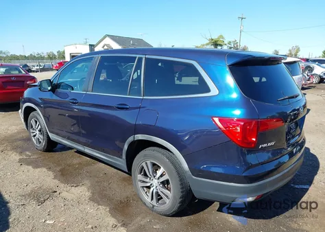 2016 Honda Pilot Ex-L z USA, uszkodzony, nr VIN 5FNYF6H7XGB031385